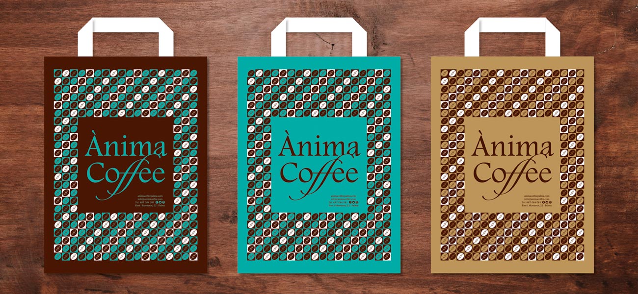 Diseño de bolsa "Ànima Coffee"